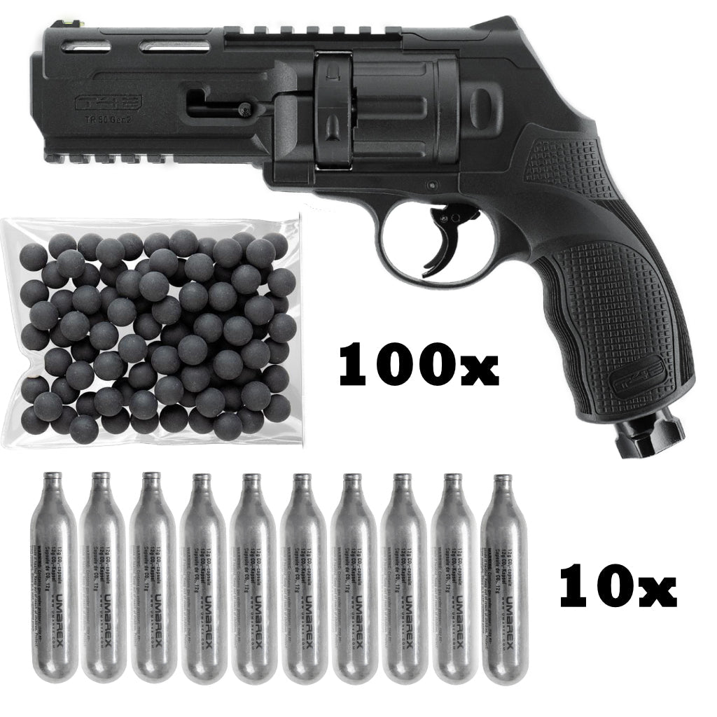 Umarex T4E HDR50 Marker Home Defense Set incl. 10x Co2 and 100 rubber balls
