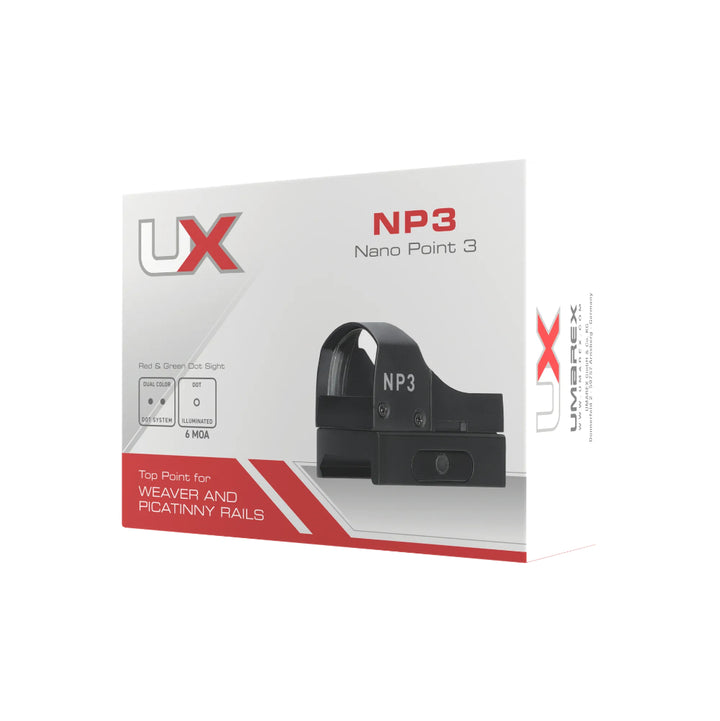 Umarex Nano Point 3 Red Dot Sight - Schwarz