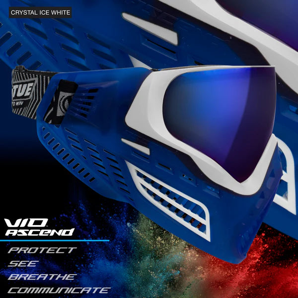 Virtue VIO Ascend Paintball Maske - Crystal Ice White