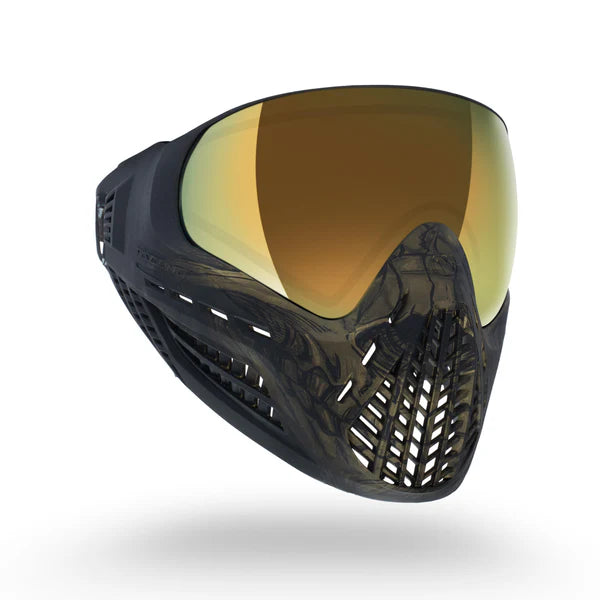 Virtue VIO Ascend Paintball Maske - Gold Skull LE