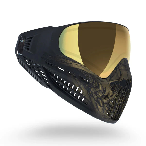 Virtue VIO Ascend Paintball Maske - Gold Skull LE