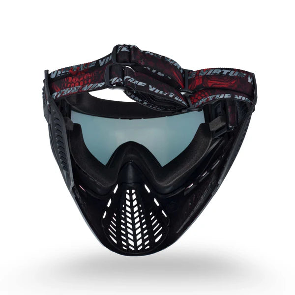 Virtue VIO Ascend Paintball Maske - Red Skull LE