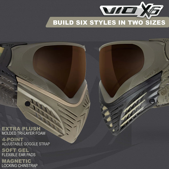 Virtue VIO X6 Paintball Maske - Desert Storm