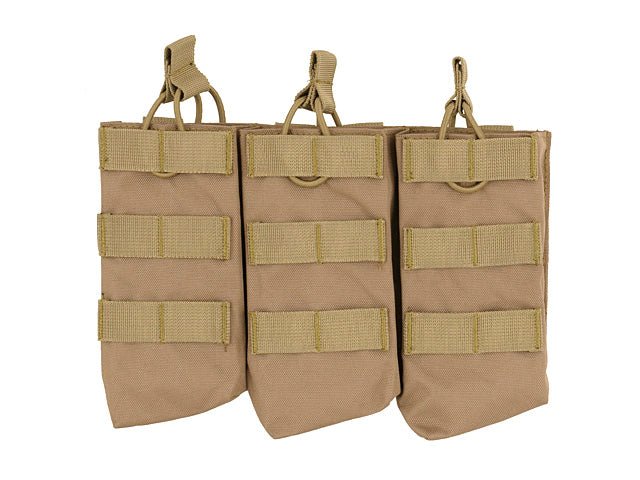 AK47 Open Top Triple Mag Pouch - Coyote - Paintball Buddy