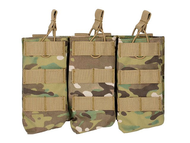 AK47 Open Top Triple Mag Pouch - Multicam - Paintball Buddy