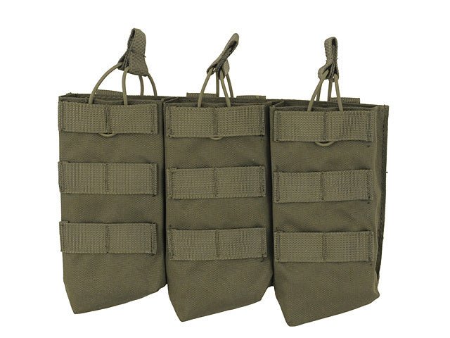 AK47 Open Top Triple Mag Pouch - Oliv - Paintball Buddy