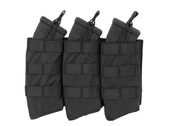 AK47 Open Top Triple Mag Pouch - Schwarz - Paintball Buddy