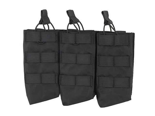 AK47 Open Top Triple Mag Pouch - Schwarz - Paintball Buddy