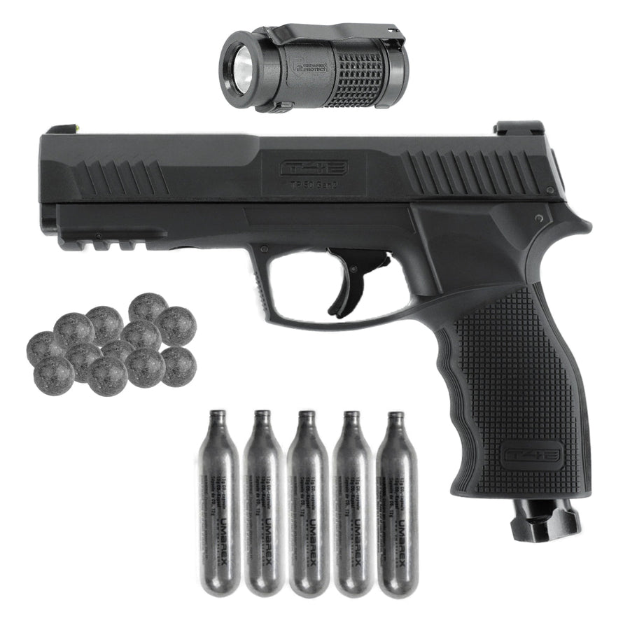 All inklusiv Home Defense Set Pistole Polyballs - Schwarz - Paintball Buddy