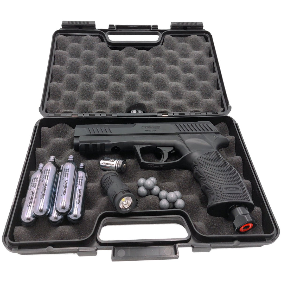 All inklusiv Home Defense Set Pistole Polyballs - Schwarz - Paintball Buddy