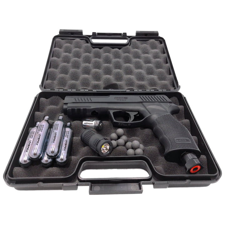 All inklusiv Home Defense Set Pistole Rubber - Stahl - Schwarz - Paintball Buddy