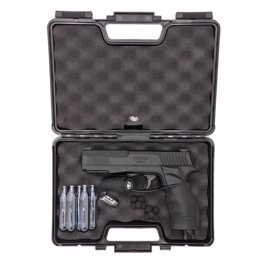 All inklusiv Home Defense Set Pistole Rubberballs - Schwarz - Paintball Buddy