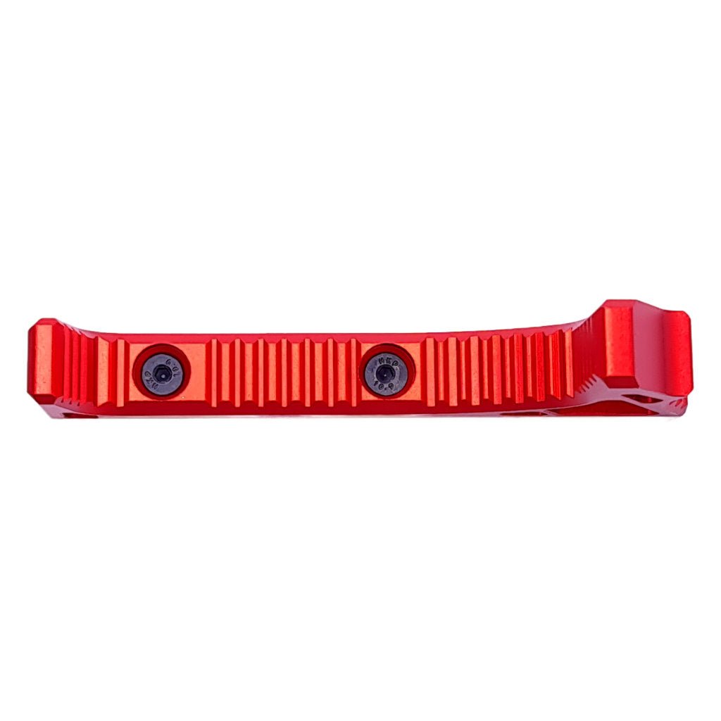 Aluminium Frontgriff gebogen M - Lok - Rot - Paintball Buddy