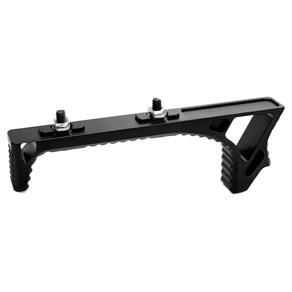 Aluminium Frontgriff gebogen M - Lok - Schwarz - Paintball Buddy