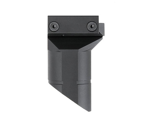 Aluminium Frontgriff Kompakt Cutted - Schwarz 80mm - Paintball Buddy