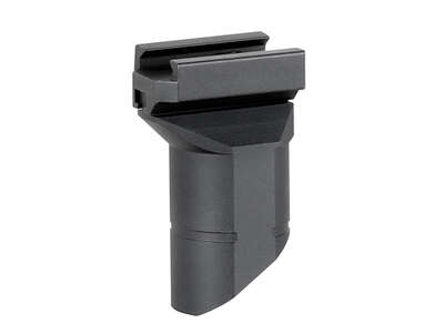 Aluminium Frontgriff Kompakt Cutted - Schwarz 80mm - Paintball Buddy