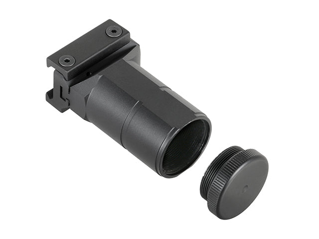 Aluminium Frontgriff Kompakt - Schwarz 86mm Typ2 - Paintball Buddy