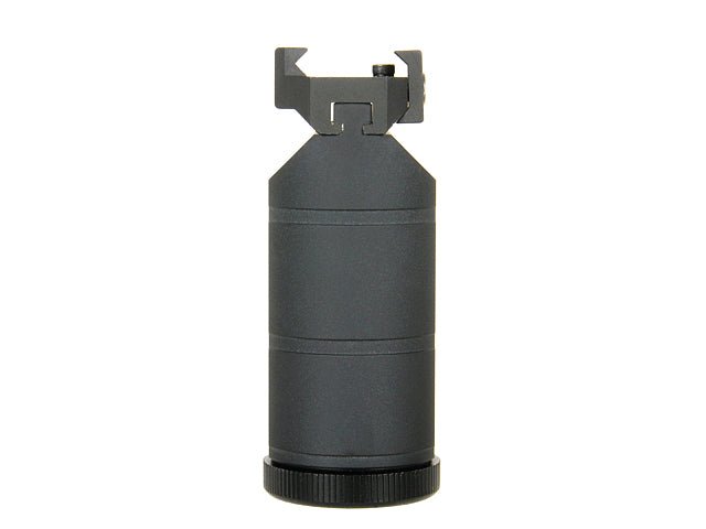 Aluminium Frontgriff Kompakt - Schwarz 88mm - Paintball Buddy