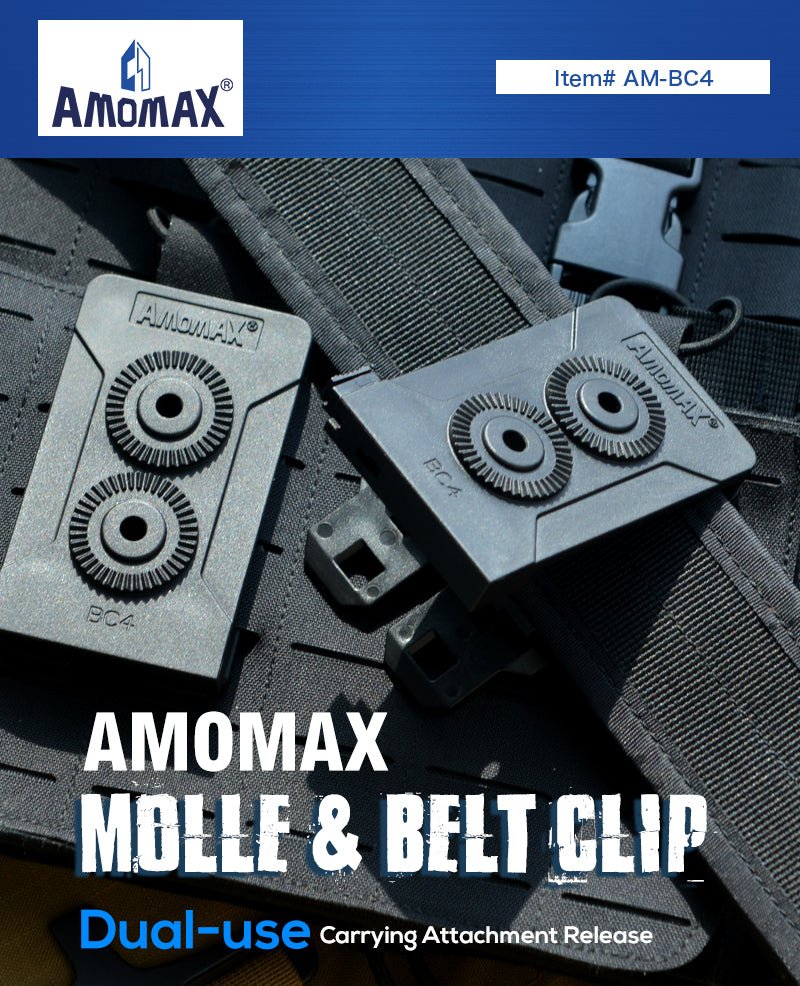 Amomax Molle Belt Clip - Paintball Buddy