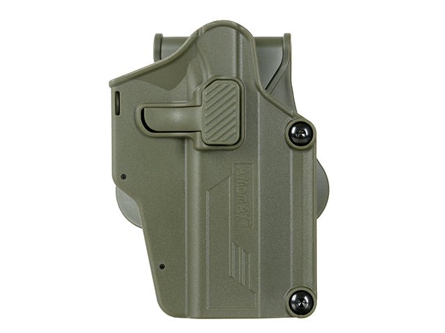 Amomax Per Fit Multi Holster für 80 Pistolen - Olive - Paintball Buddy