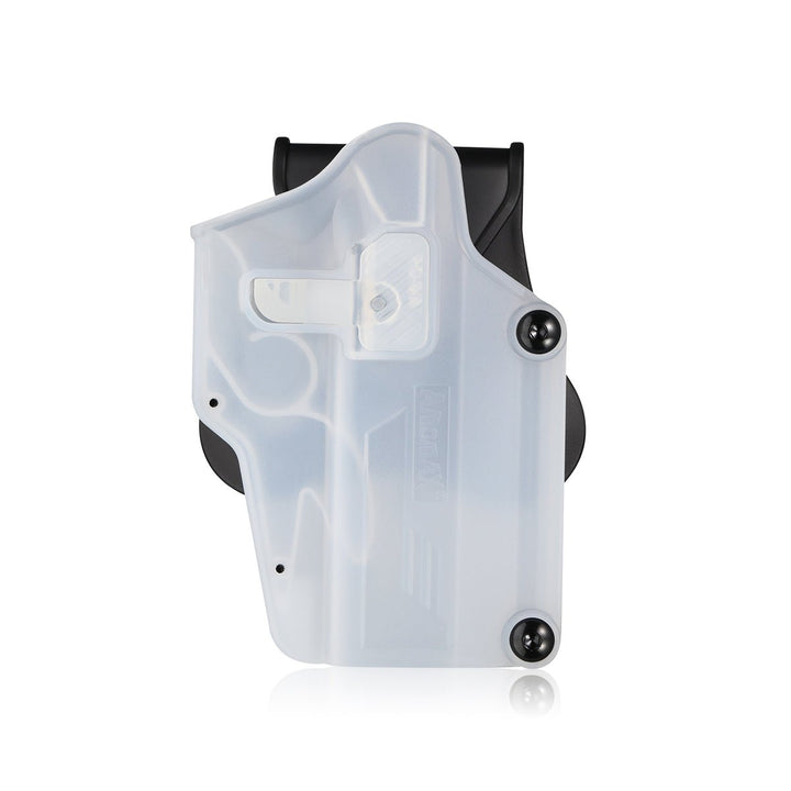 Amomax Per Fit Multi Holster für 80 Pistolen - Frosted Clear - Paintball Buddy