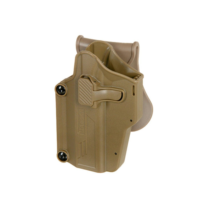 Amomax Per Fit Multi Holster für 80 Pistolen - Tan - Paintball Buddy