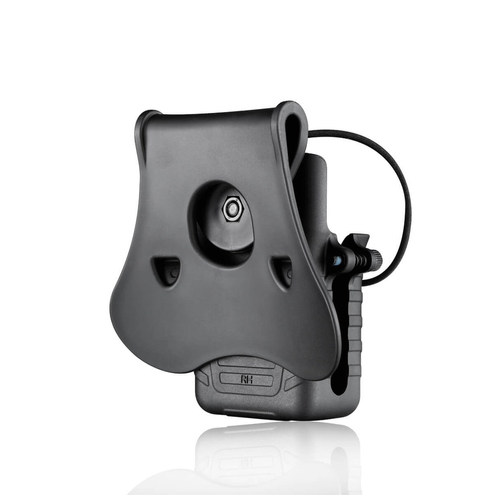 Amomax Polymer Paddle Holster für Funkgeräte - Schwarz - Paintball Buddy