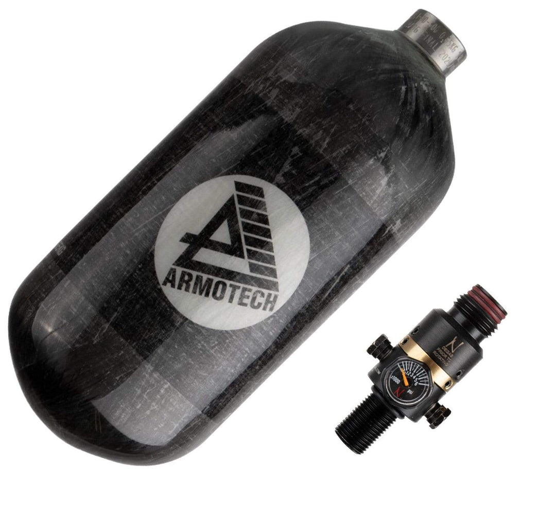 Armotech Supralite HP System 300 Bar 1,1Liter (650g) + Ninja V2 Pro - Paintball Buddy