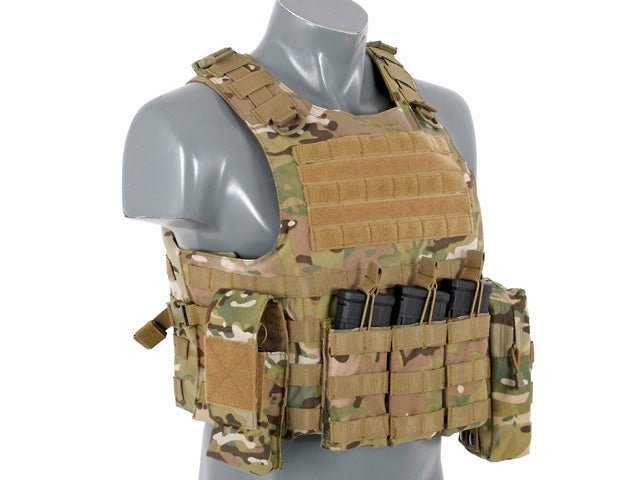 Assault Vest Carrier V2 - Multicam - Paintball Buddy