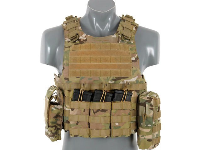 Assault Vest Carrier V2 - Multicam - Paintball Buddy