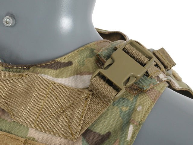 Assault Vest Carrier V2 - Multicam - Paintball Buddy