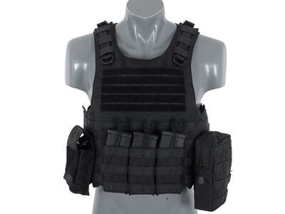 Assault Vest System V2 - Black - Paintball Buddy