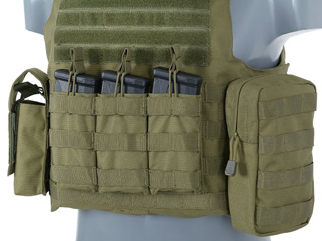 Assault Vest System V2 - Olive - Paintball Buddy