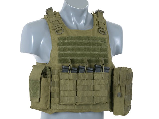 Assault Vest System V2 - Olive - Paintball Buddy