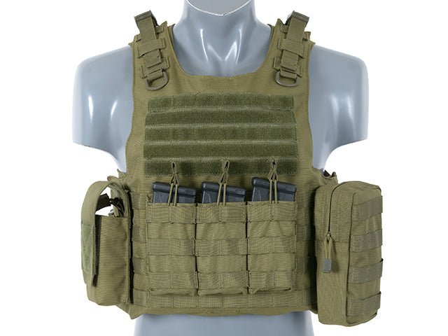 Assault Vest System V2 - Olive - Paintball Buddy