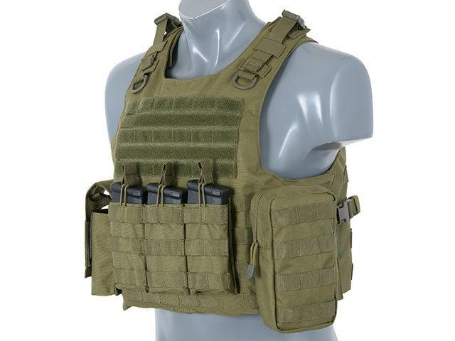 Assault Vest System V2 - Olive - Paintball Buddy