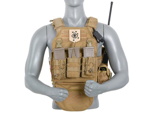 Buckle up Assault Plate Carrier - Coyote - Paintball Buddy