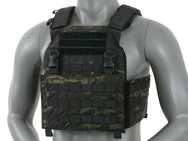 Buckle up Assault Plate Carrier - Multicam Black - Paintball Buddy