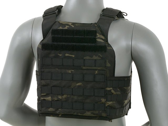 Buckle up Assault Plate Carrier - Multicam Black - Paintball Buddy