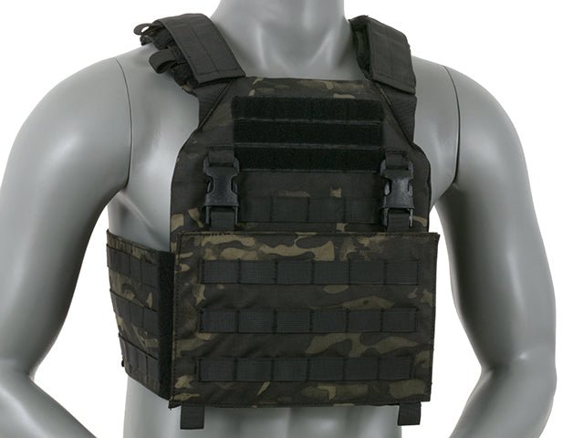 Buckle up Assault Plate Carrier - Multicam Black - Paintball Buddy