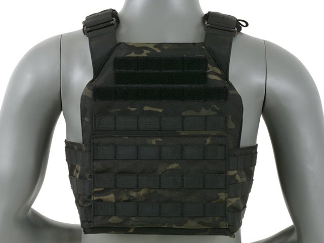 Buckle up Assault Plate Carrier - Multicam Black - Paintball Buddy