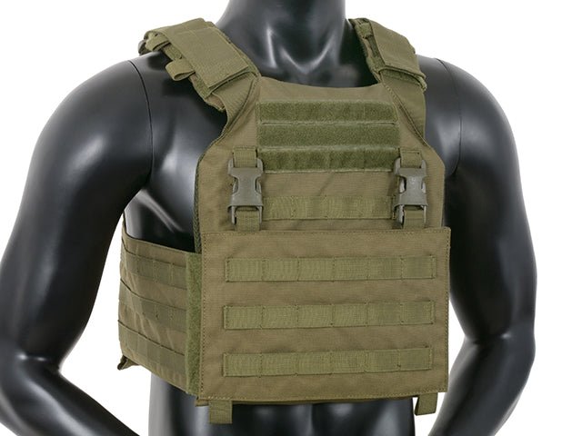 Buckle up Assault Plate Carrier - Olive - Paintball Buddy