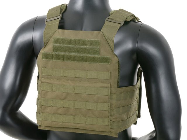 Buckle up Assault Plate Carrier - Olive - Paintball Buddy