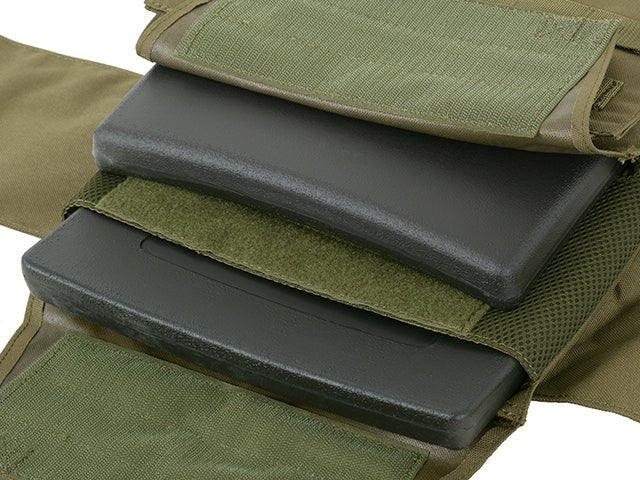 Buckle up Assault Plate Carrier - Olive - Paintball Buddy