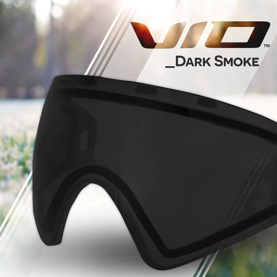 Bunkerkings CMD VIO Thermal Maskenglas - Dark Smoke - Paintball Buddy