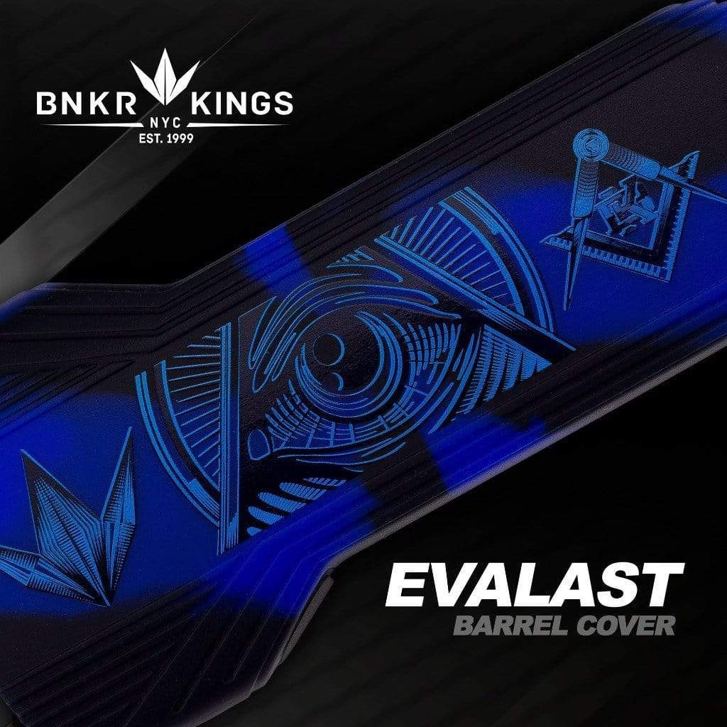 Bunkerkings Evalast Barrel Cover - Conspiracy Blue - Paintball Buddy