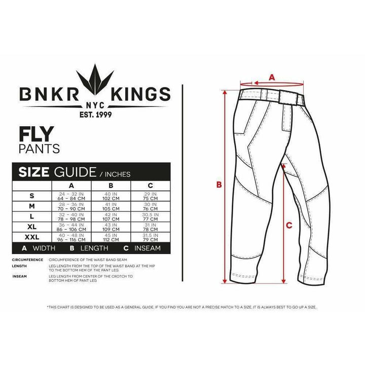 Bunkerkings Featherlite Fly Pants - Schwarz - Paintball Buddy