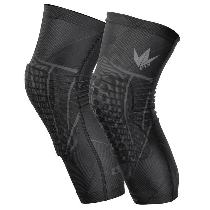 Bunkerkings Fly Compression Knee Pads - Schwarz - Paintball Buddy