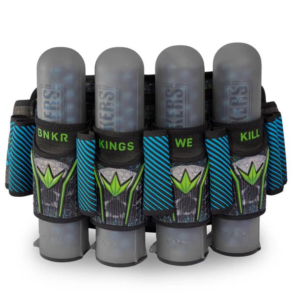 Bunkerkings Fly2 Pack Paintball Battlepack (4+7) - Acid Skull - Paintball Buddy