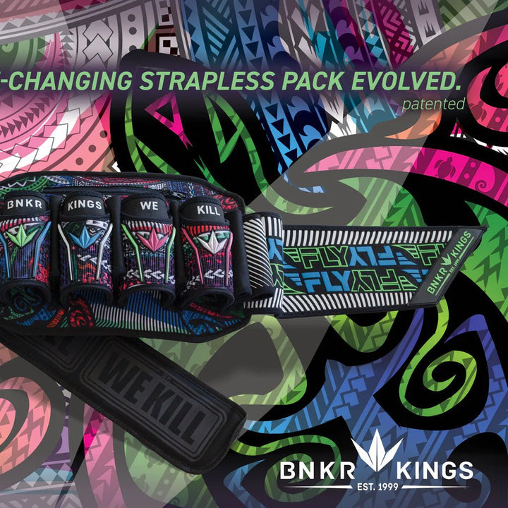 Bunkerkings Fly2 Pack Paintball Battlepack (4+7) - Native Tropic - Paintball Buddy